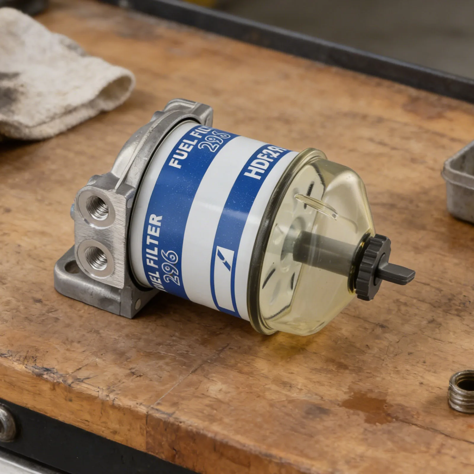 for ferguson Engine Filter As Shown Fuel Filter Assembly Easy-maintenance Design High-efficiency Fuel-water Separation For Ford
