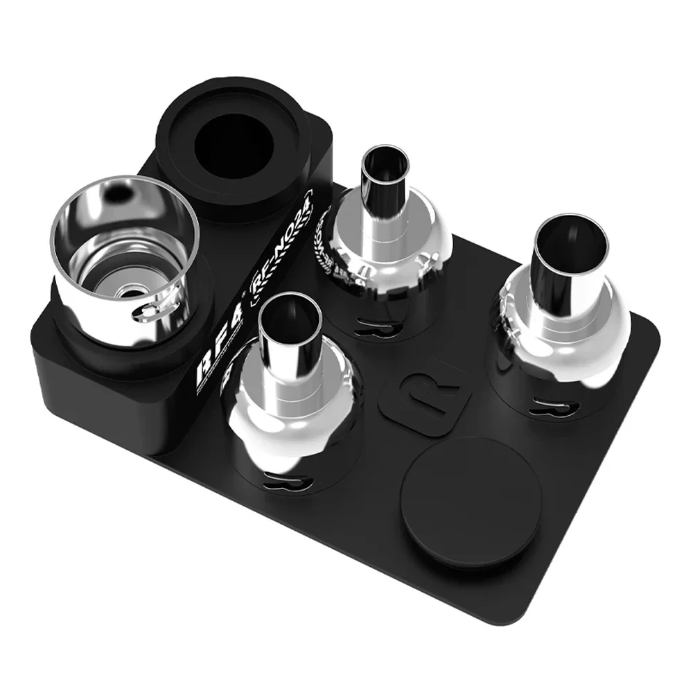 RF4 RF-NO24 Hot Air Gun Elbow Nozzle Storage Pad Air Gun Head for Microscope Repair Special Air Gun Nozzle Silicone Pad