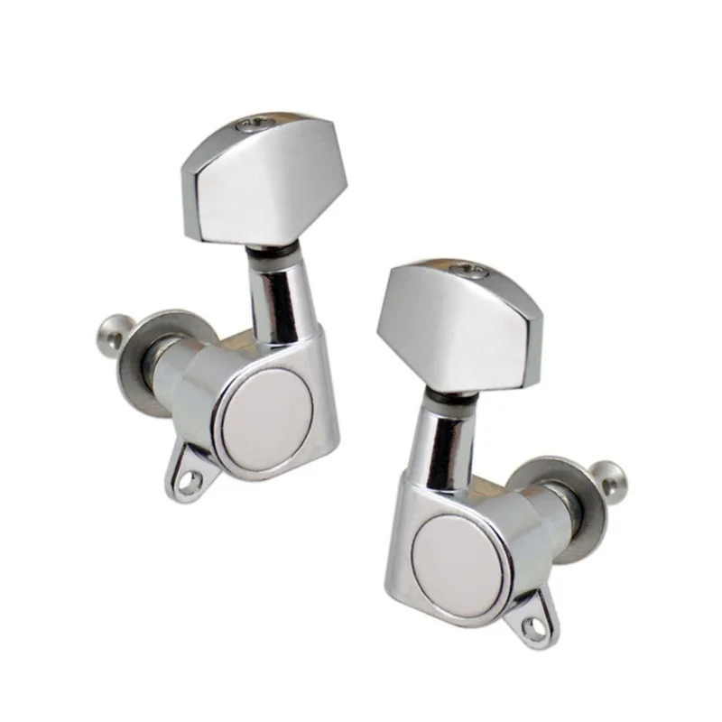 

6pcs Sealed Guitar String Pegs 3L3R Tuning Pegs String Tuners Electric Acoustic Guitar Tuner Machine Heads Knobs 3 Left 3 Right