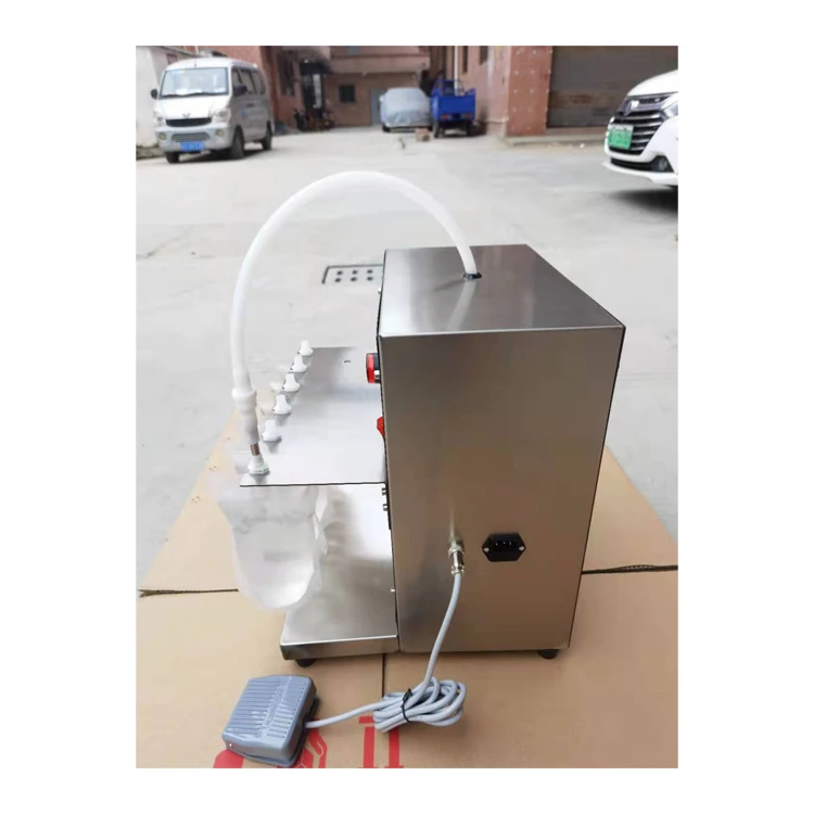Self Suction Nozzle Bag Pouch Liquid Filling Machine