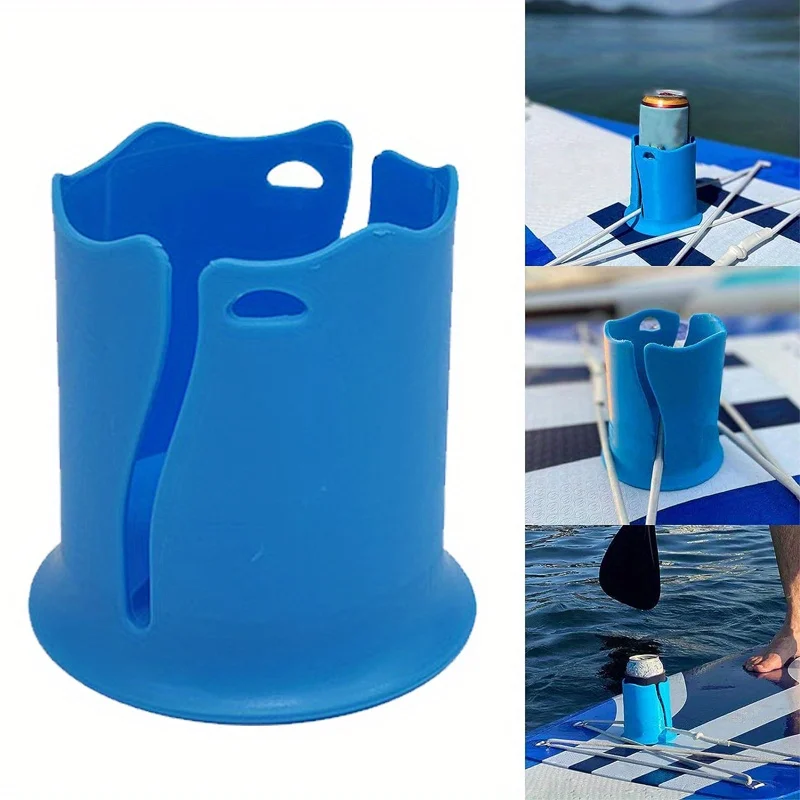 1PC Kayak Drink Holder Surfboard Water Bottle Cup Frame Rope