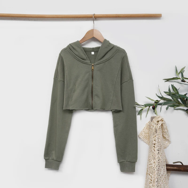 شون تسينغ الرياضة مقنعين البلوز جاكيتات المرأة قميص قطني بكم طويل اقتصاص السراويل مضغوط معاطف اليوغا التدريب الجري ملابس خارجية #4