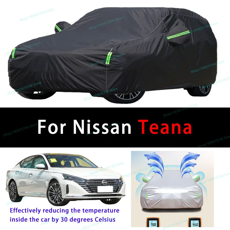 

For Nissan Teana Summer Full Car Covers Outdoor Sun uv Protection Dust Cooling Protective Auto Protective Cover