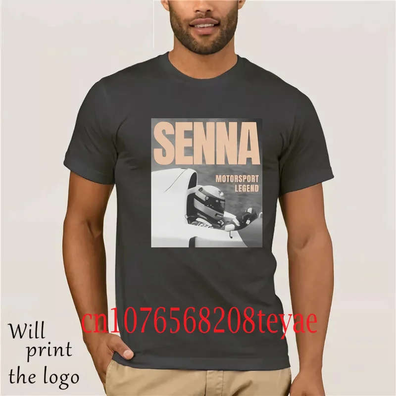 アイルトン・セナ-tシャツ-レースカー-ギフト-グランプリ-tシャツ-レーシング愛好家向け-ラウンドネック-クールな男性用-tシャツ