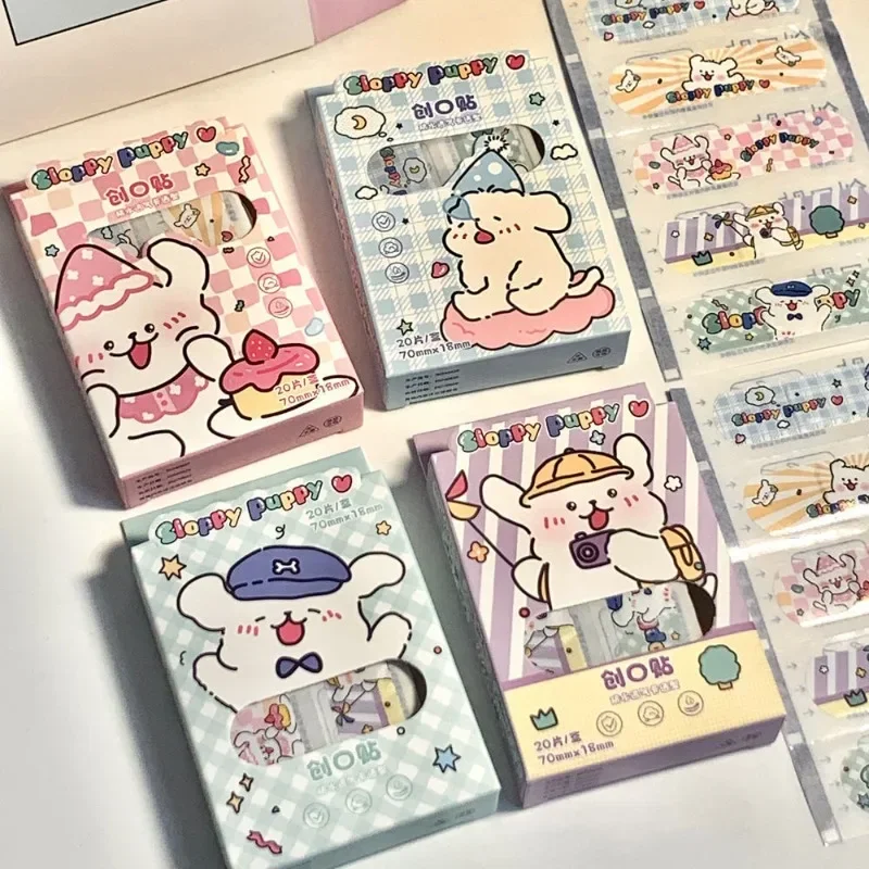 

20pcs/lot Cute Cartoon Animal Baby Bandages Self Adhesive Bandages First Aid Emergency Kit Wound Plaster Patches for Baby Kids