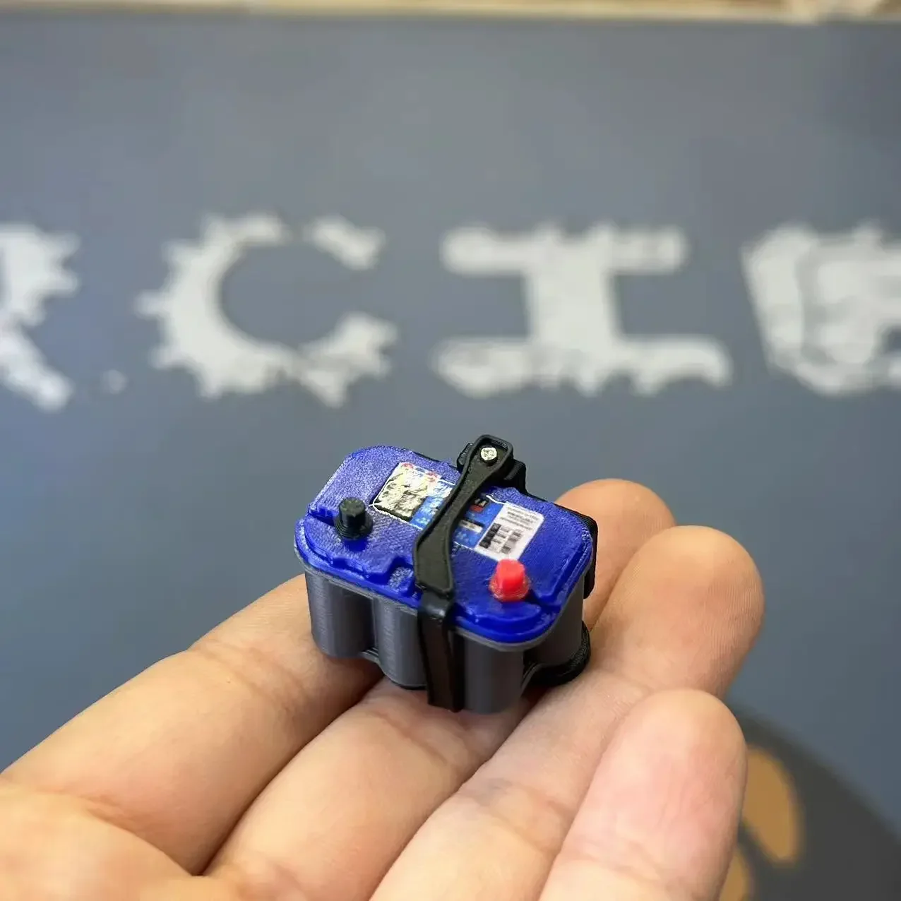 RC Simulato Mini Auto Motore di Stoccaggio Elettrico per 1/10 RC Crawler Auto Traxxas TRX4 SCX10 TRX6 Accessori