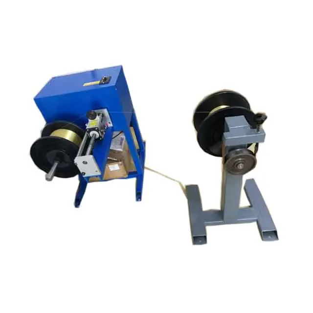 Optical fiber cable winder machine for take up and payoff  cables