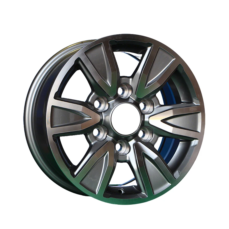 15 inch replica six-hole alloy rim offroad SUV pickup truck aftermarket auto tuning wheel