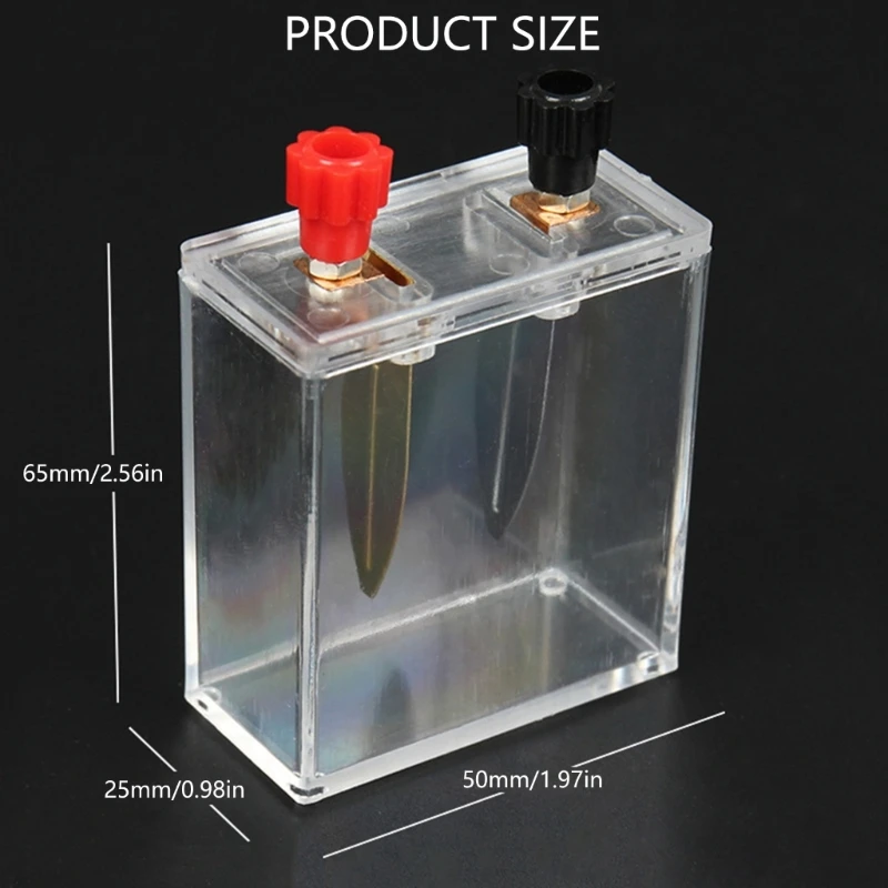 Custodia per esperimenti di generazione di energia in acqua salata per bambini e studenti che imparano i principi di fisica ed elettricità