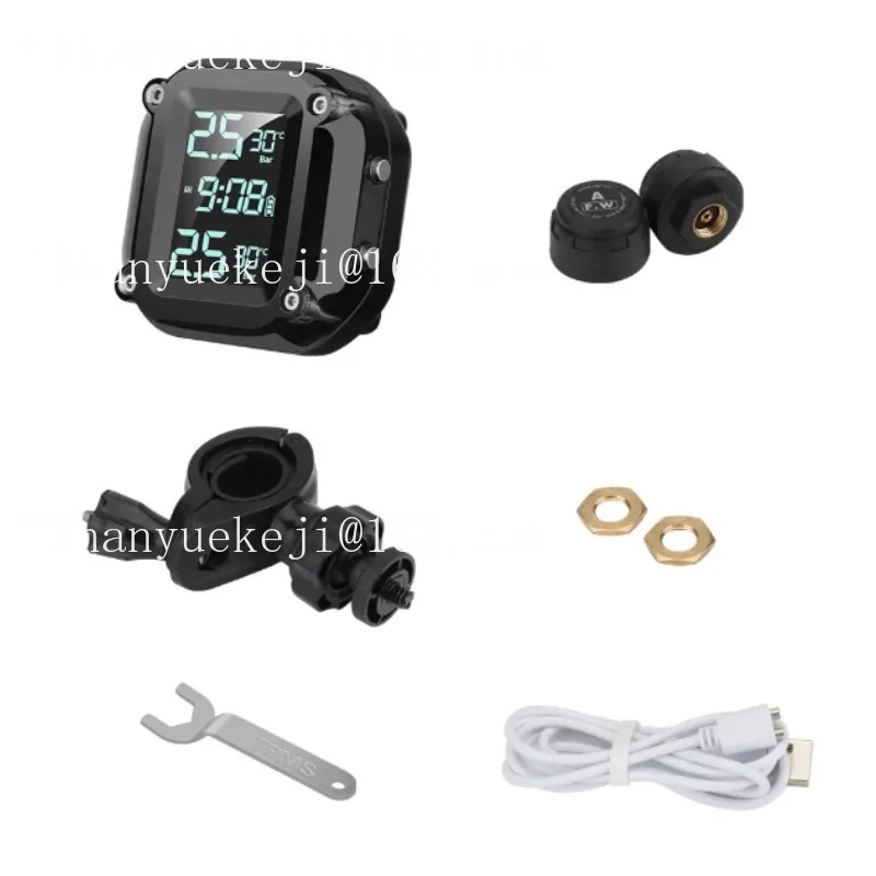 New M5 motorcycle wireless charging tire pressure digital display external built-in tire pressure detector