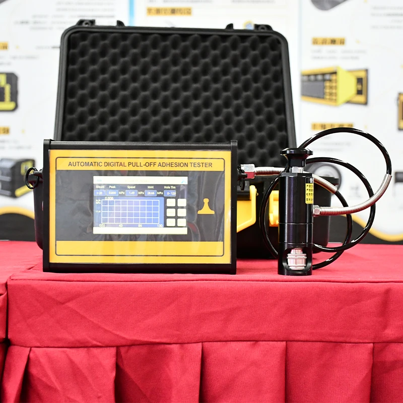 Fully Automatic Pull-Apart Adhesion Tester With Digital Control For Construction Inspection