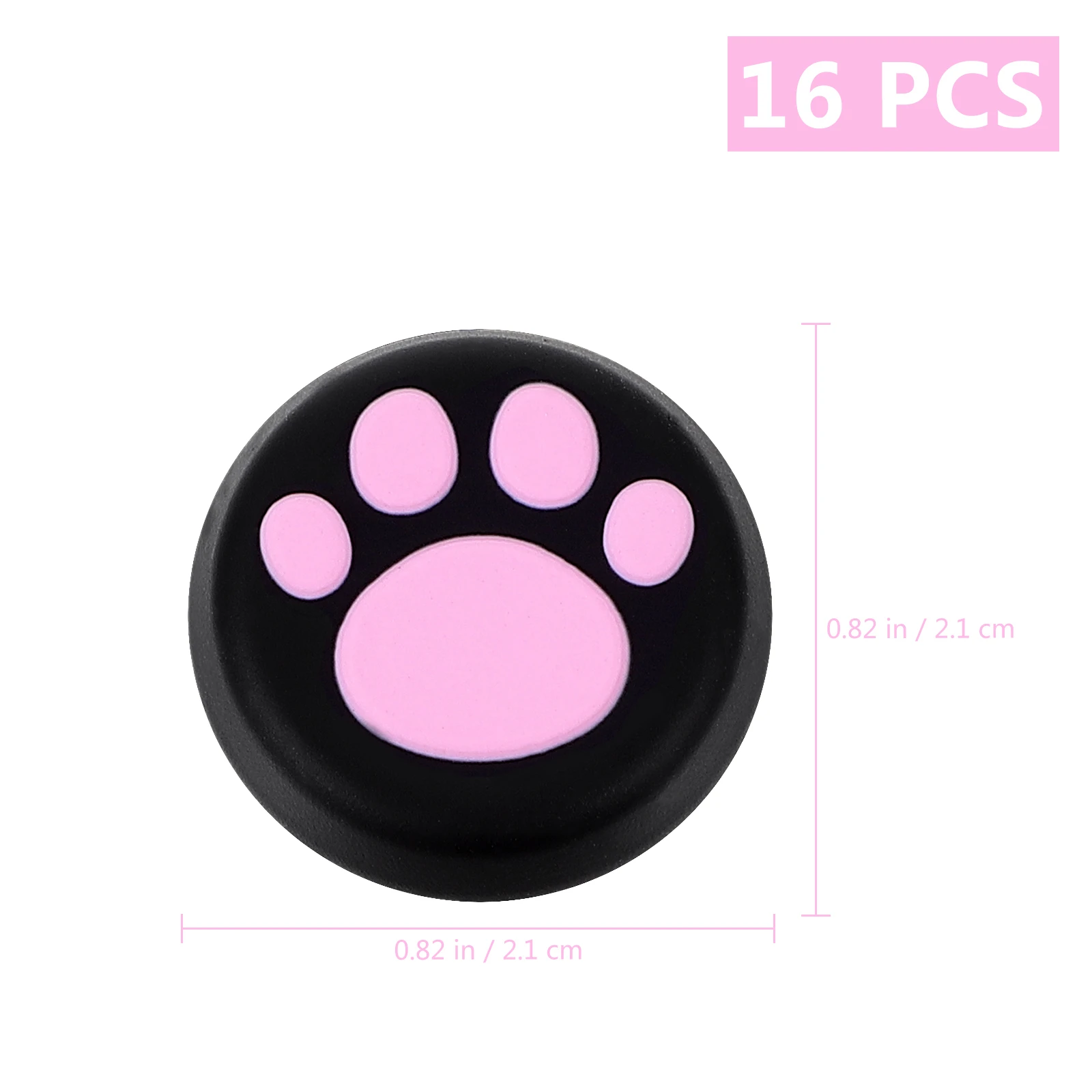 

16pcs Silicone Joystick Caps Premium Quality Heat Cold Resistance Gaming Controller Thumb Cases Easy Clean Smooth Surface Analog