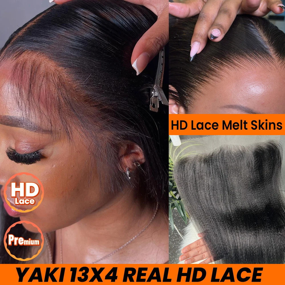 

Ture HD Кружева 13x4 Полная фронтальная застежка только яки Прямые человеческие волосы от уха до уха Невидимая кружевная фронтальная застежка Свободная часть Бразильский
