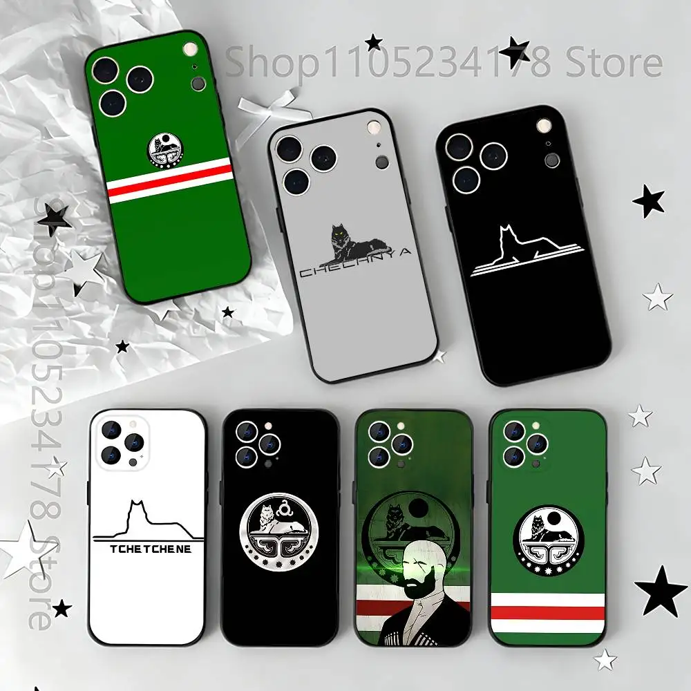 

Art Chechen Coat Of Arms For iPhone 12,16,13,14,15,17,11,Pro,Max,Plus,E,Air,Mini TPU Soft to Skin-friendly phone case
