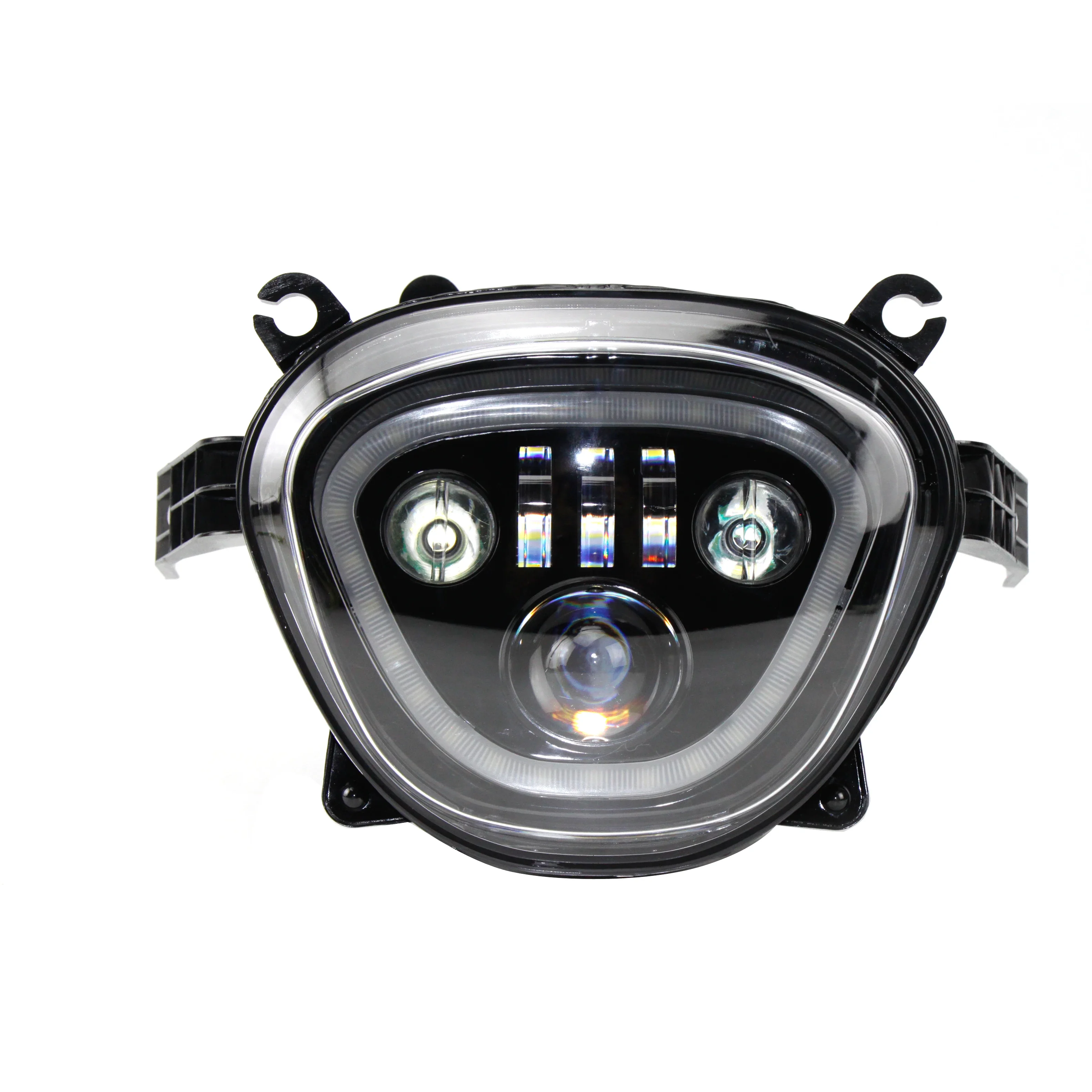 Faro anteriore a LED nero per moto DRL per moto Suzuki Boulevard M109R