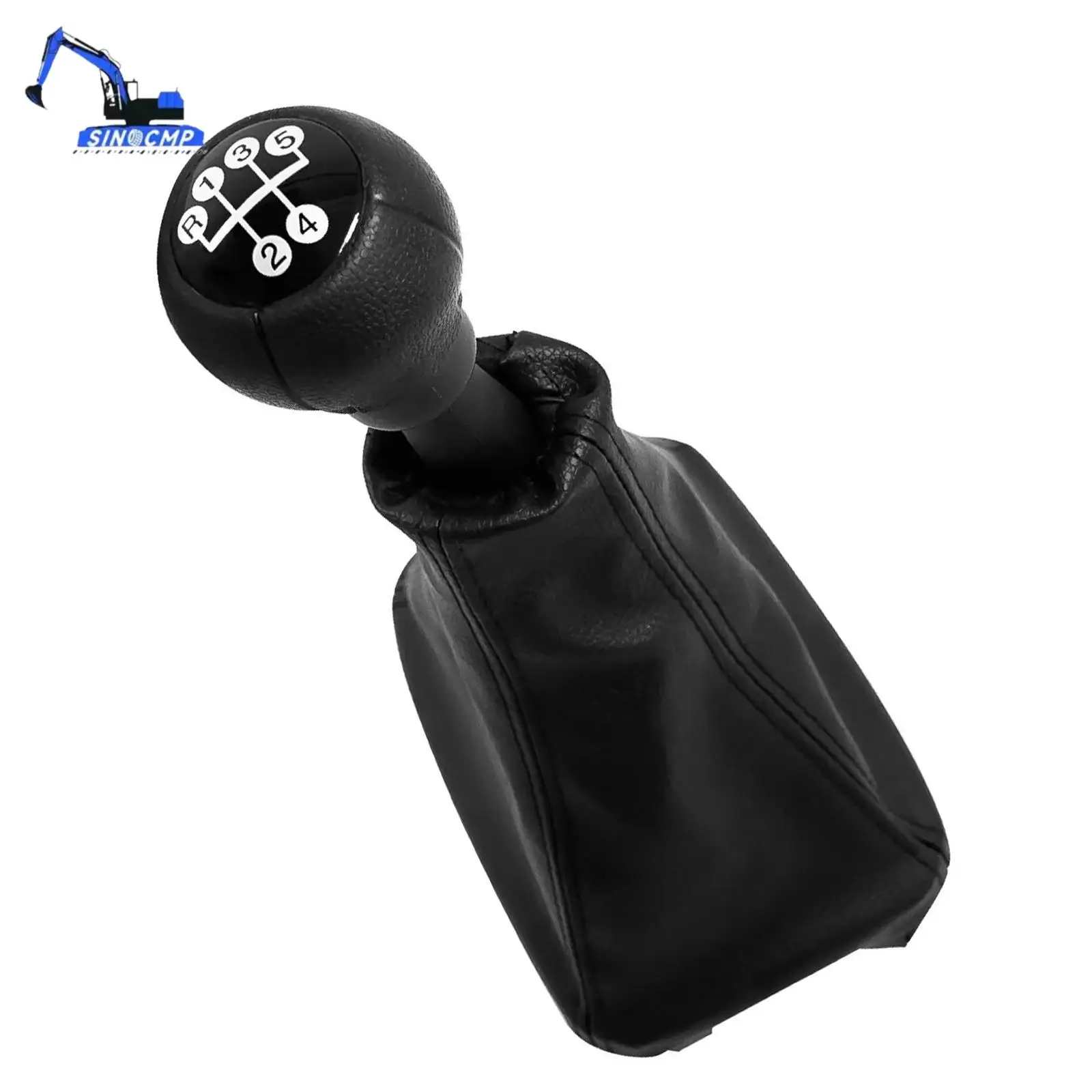 

1PC Black ABS Gear Lever Shift Handle Knob for Chevy C1 C2 C3 1996-2012 Durable Replacement Car Interior Accessory