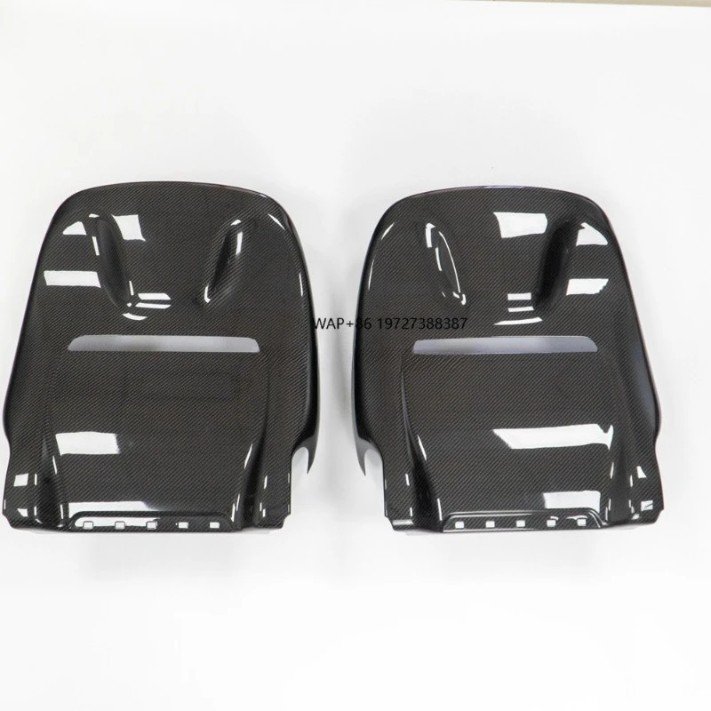 Dry Carbon Fiber Front Seat Back Cover for  G-Class W464 W465 G-Wagon G63 G500 Interior Trim Seat Rear Panel