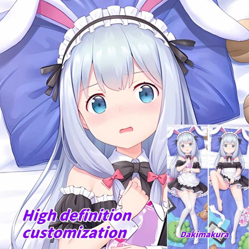 

Dakimakura Anime Pillow Case Izumi Sagiri Double-sided Print Of Life-size Body Pillowcase Gifts