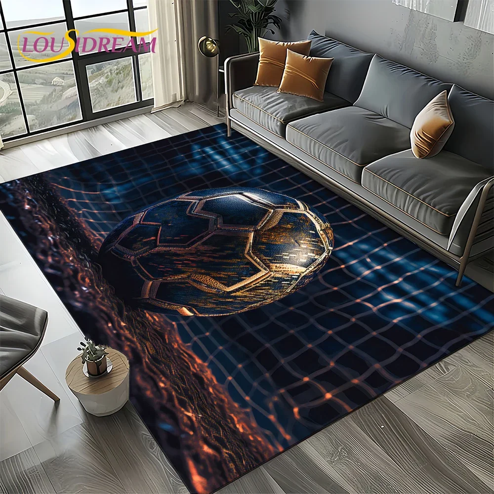 27 Style Football Field Soccer Sport Carpet Rug for Living Room Bedroom Home Sofa Decoration,Kids Area Rug Non-slip Floor Mat
