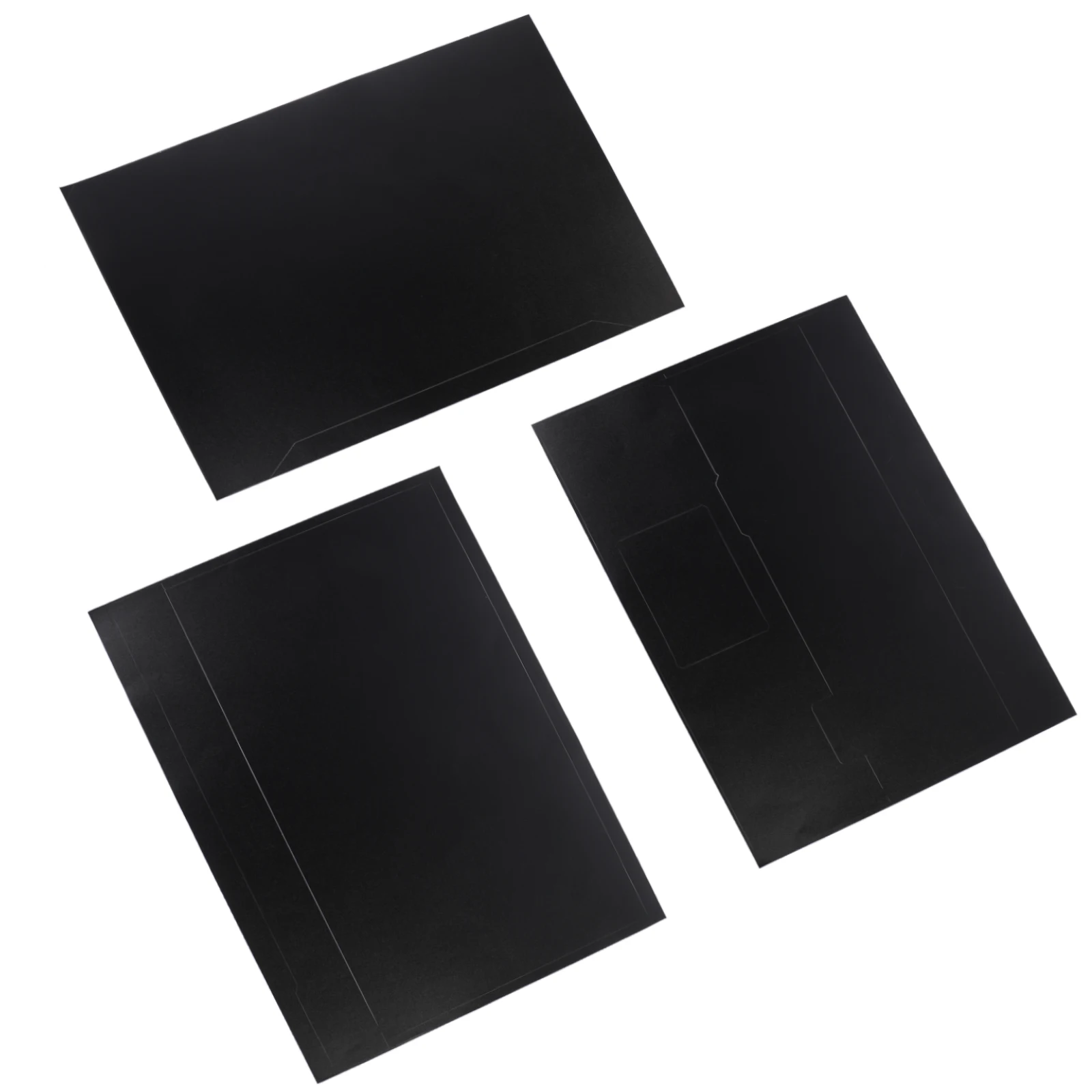 

Laptop Cover Keyboard Stickers Black Pvc Material Protective Film Precise Positioning Bubble Free Adhesive Notebook Decal Anti