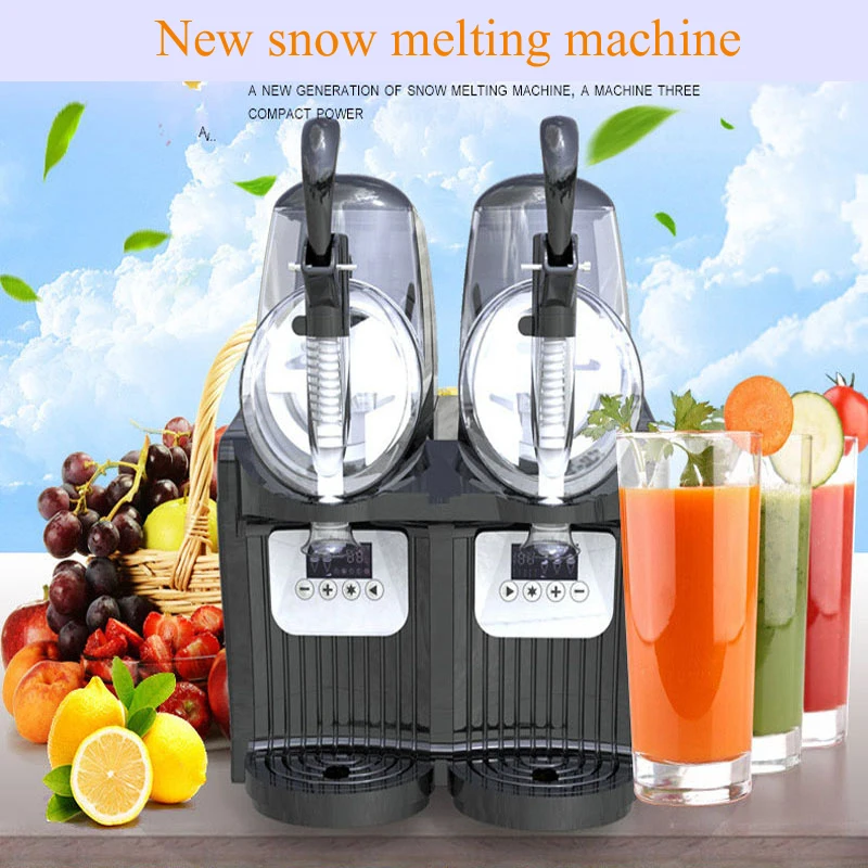 

Commercial Slush Machine Stainless Steel Snow Melt Machine High Quality Slush Smoothie Equipment