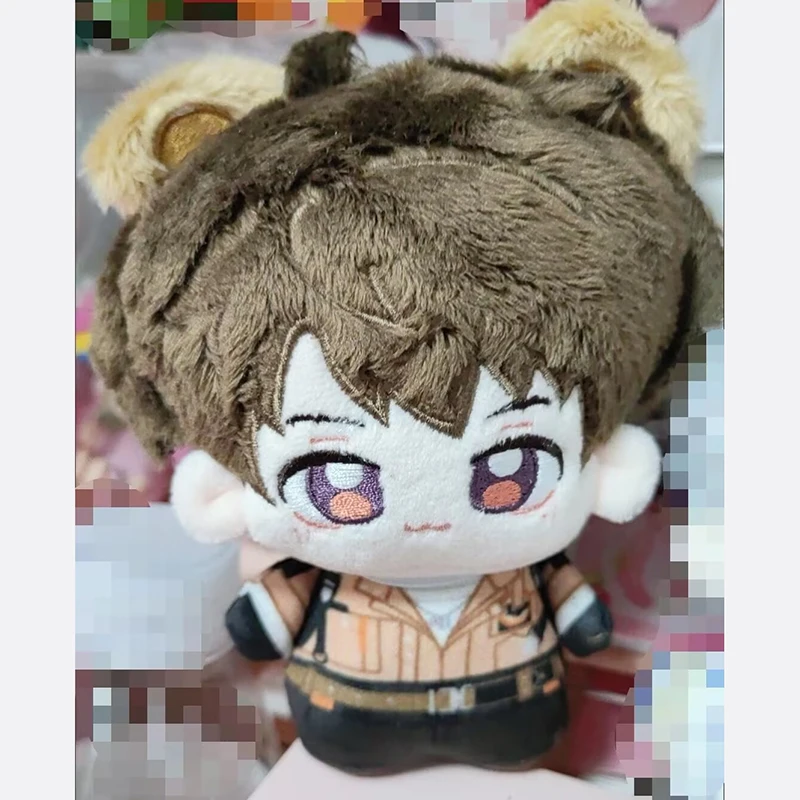 Peluche pilota Caleb con orecchio 10 cm Anime Plushie Doll Love and Deepspace Portachiavi Pandent Peluche Regali