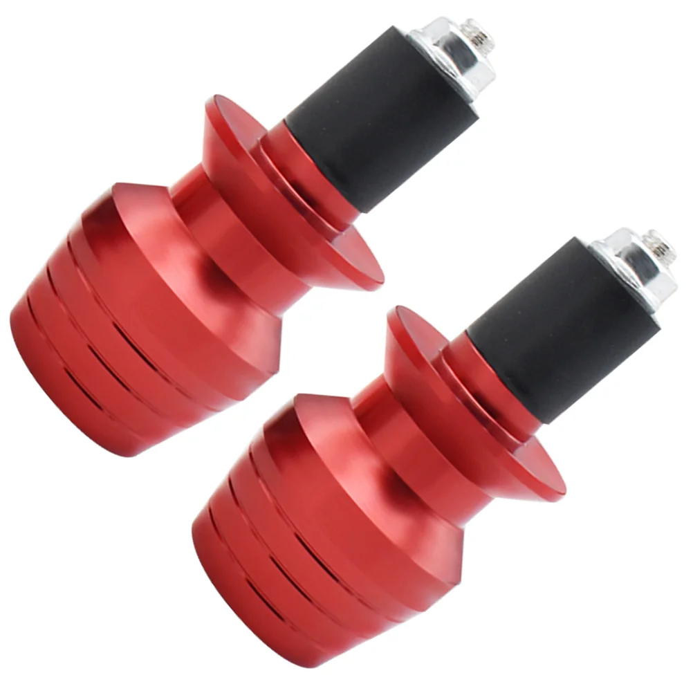 2 Pcs Motorcycle Hand Plug Handlebar Grips Ends Weights Sliders Round for Vehicle Balancing Terminal