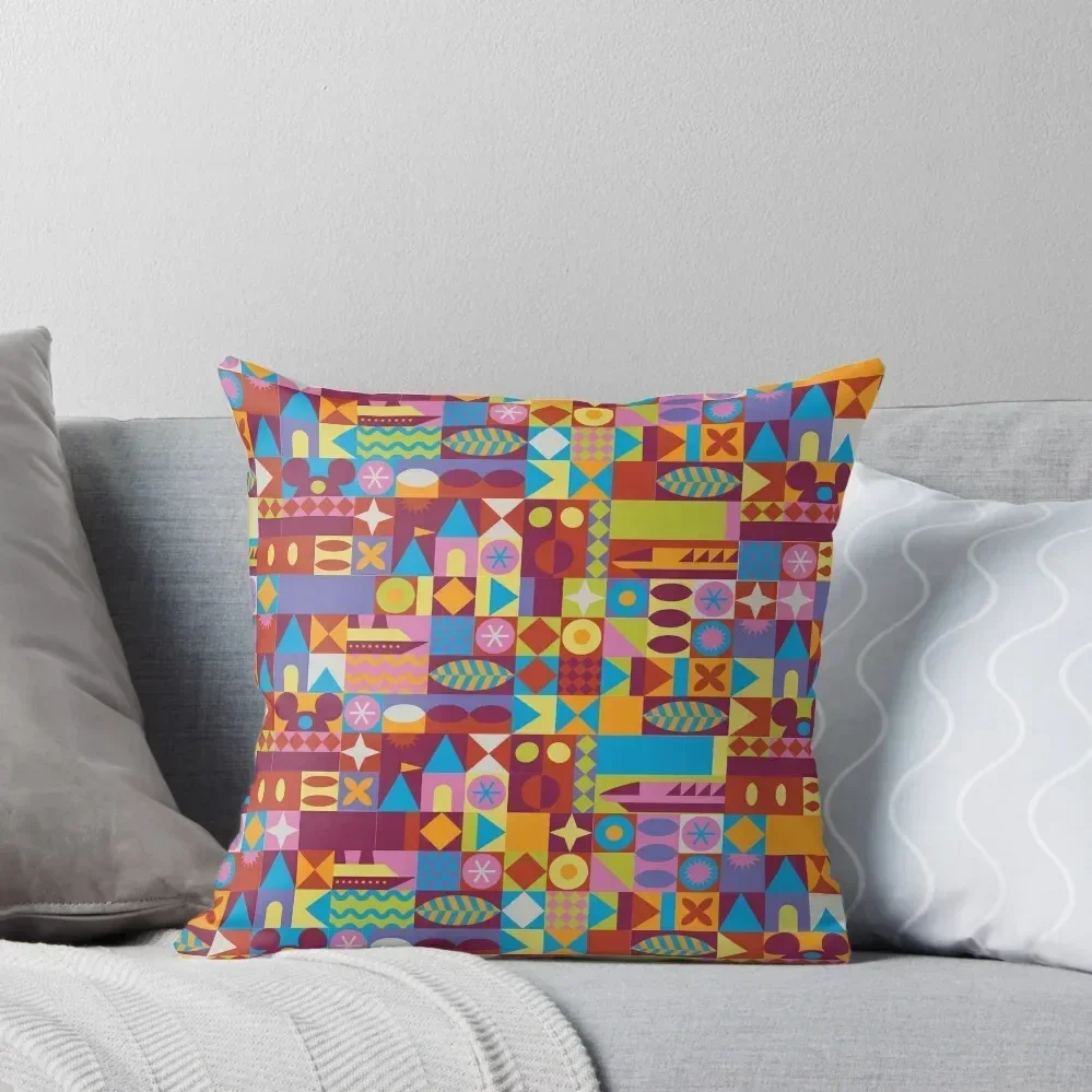 

Retro Color Blocks Throw Pillow Pillow Cases Decorative luxury sofa pillows luxury home accessories luxury decor pillow