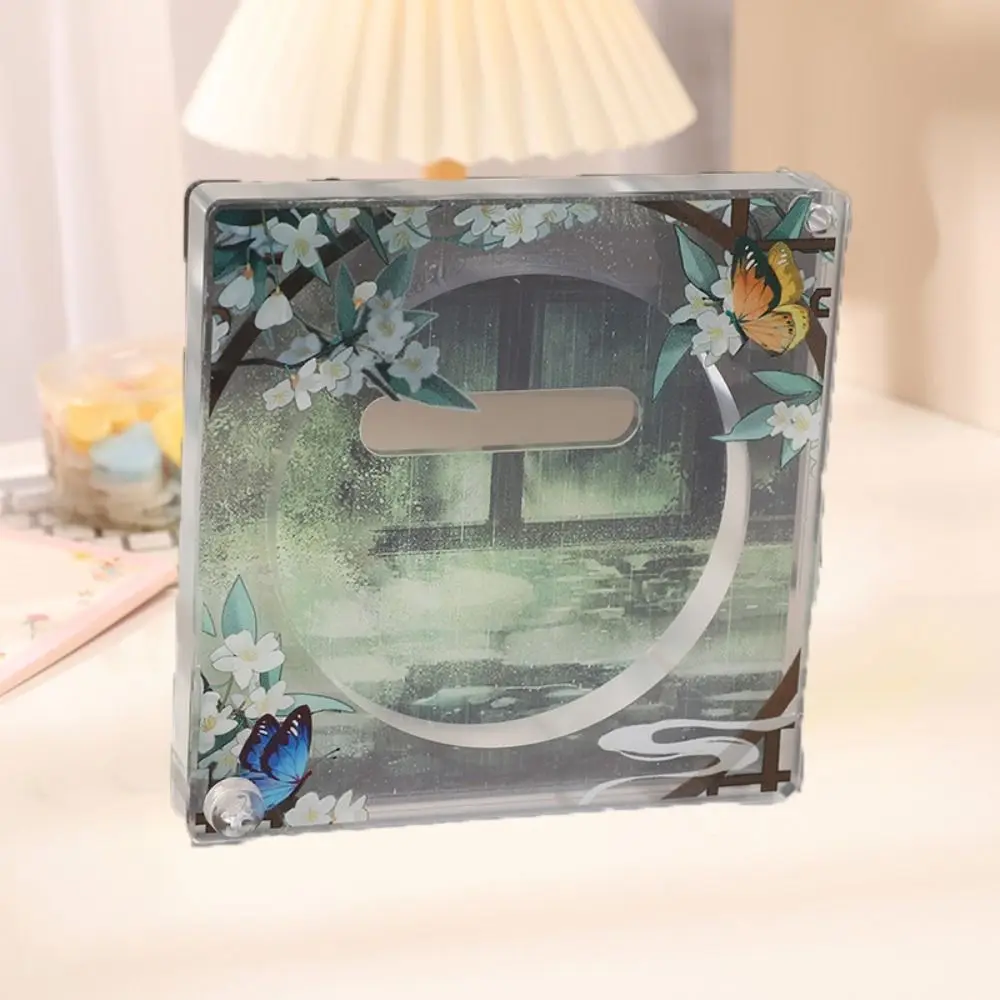 ป้ายแสดงของประดับป้ายสไตล์โบราณแบบใสป้ายแสดงอิฐน่ารักป้ายอะคริลิคชั้นวางกระเป๋าเป้สะพายหลังเครื่องประดับ