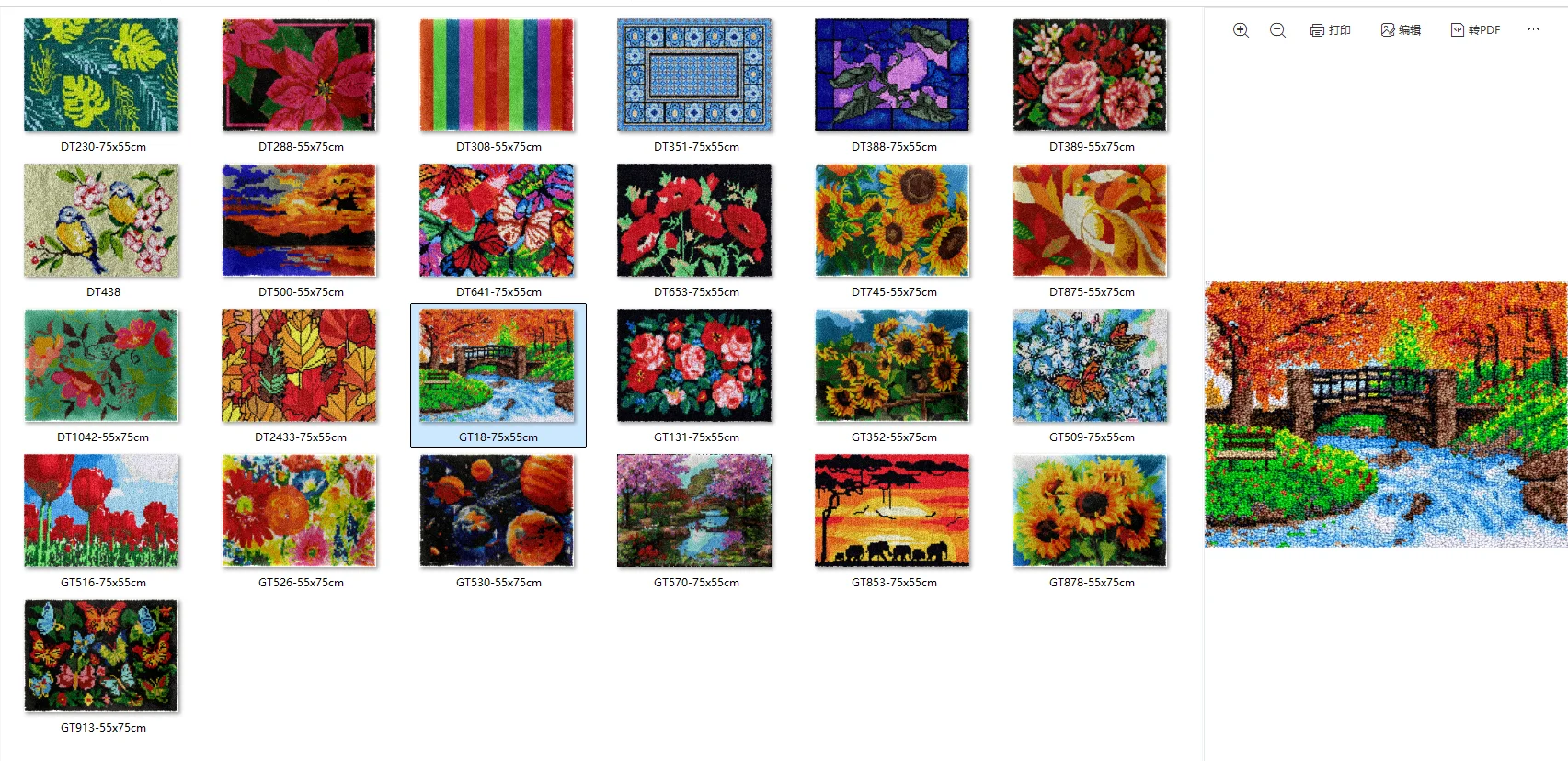 

Latch Hook Rug Kits Latch Hook Rug Pre-Printed Canvas Crochet Needlework Crafts for Adult 55-75CM Rose Top 2025