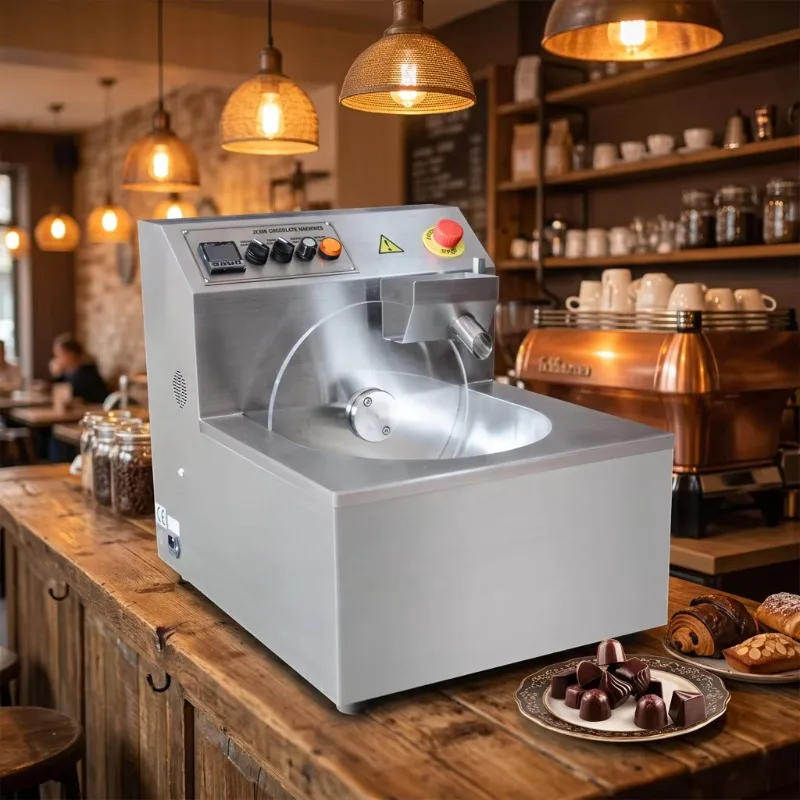 Electric Automatic Tabletop Milk Chocolate Tempering Machine USB/Plug Powered Vibrating Table 40kg Capacity High Chocolate Paste