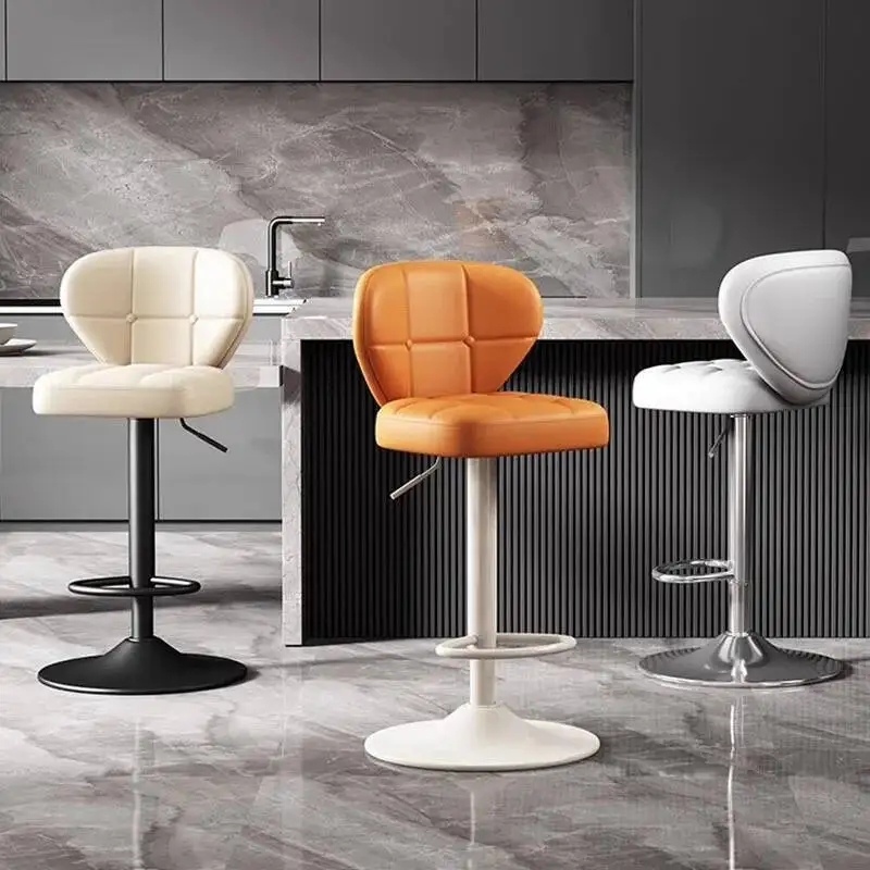 

Bench Modern Nordic Bar Stools Minimalist Counter Relaxing Bar Stools Stainless Steel Metal Banqueta Lounge Suite Furniture