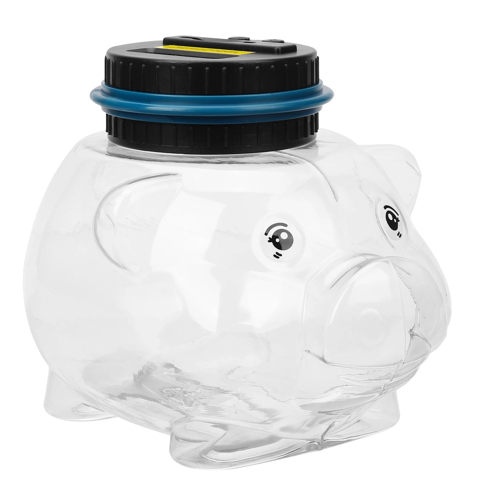 

Digital Coin Bank Kids Saving Jar Cartoon Money Pot Abs Storage Birthday Gift Piggy Bank Cant Open Desktop Container LCD Screen