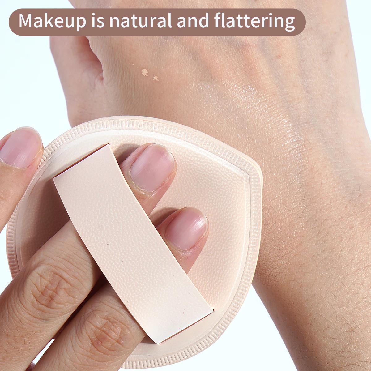 MAANGE 50 szt. Zestaw narzędzi do makijażu 20 szt. Pędzle do podkładu i cieni do powiek 27 szt. Zestaw puszek do pudru z miseczką do czyszczenia, torbą na pędzle, prezent do makijażu