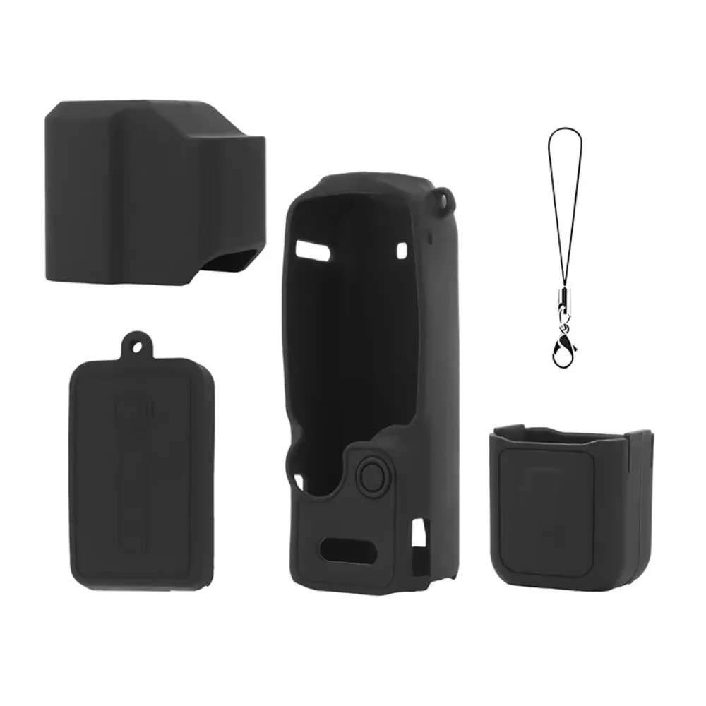 Silicone Protective Case Anti-Scratch Full Coverage Screen Proetctor Shockproof Lens Cover for DJI Osmo Pocket 4P