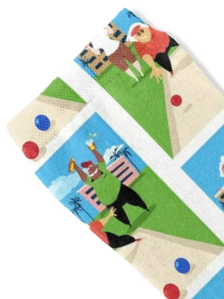 Bocce Ball Socks custom sports Run crazy kids Socks Women Men's