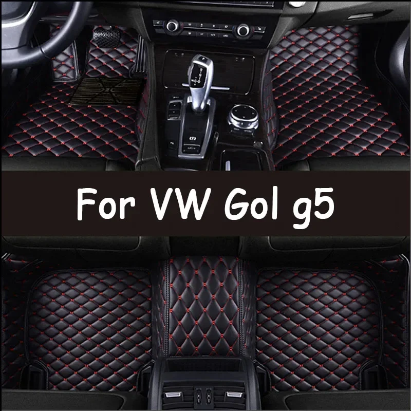 

Автомобильный коврик из искусственной кожи по индивидуальному заказу для VW Gol g5 2008 2009 2010 2011 2012, защитный аксессуар для салона вашего автомобиля 052