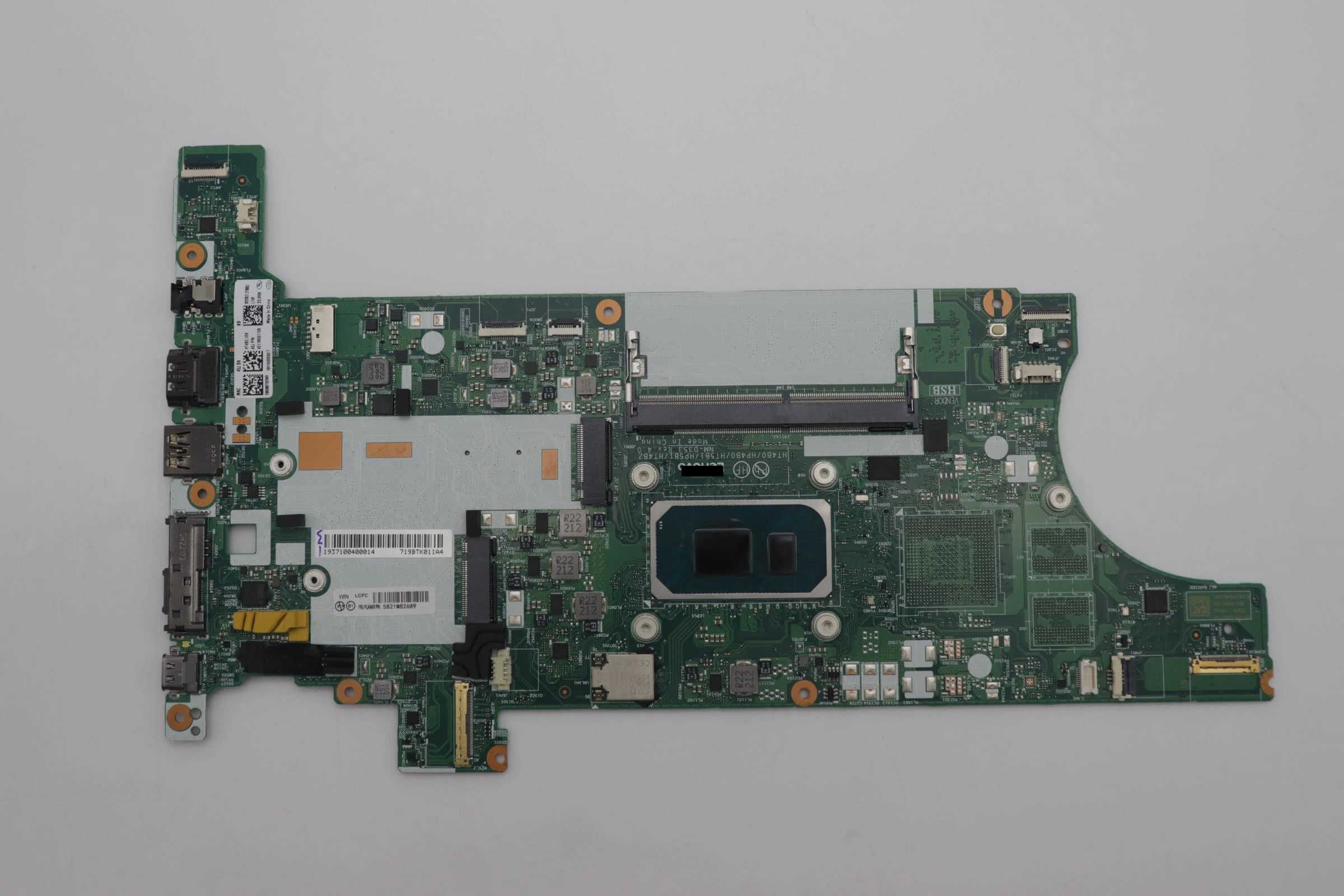 

5B21M82689 5B21J08288 For T14 Gen 2 Laptop motherboard i5 1135G7 16G NM-D353