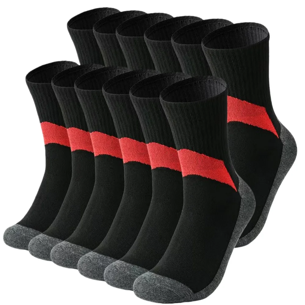3/5/10/20 Pairs Men's Classic Crew Socks Unisex Sports Socks for Men Running Basketball Anti-slip Outdoor Breathable Man Socks