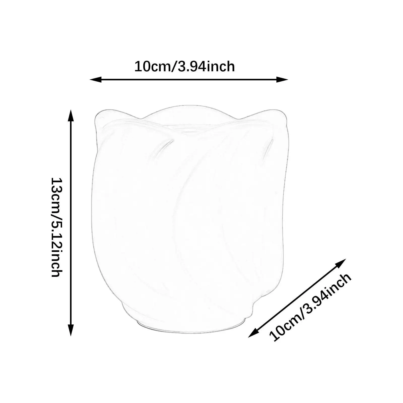 Bougeoir décorations de noël simples pour étagère Living Friends