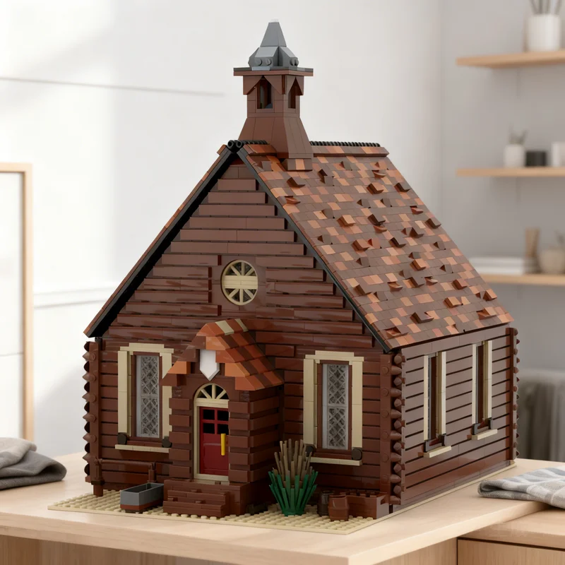 

4134 детали MOC: Модель Западной Церкви, конструктор, подарок, креативный коллекционный декор, премиум-класс, для взрослых и детей, для дома и офиса