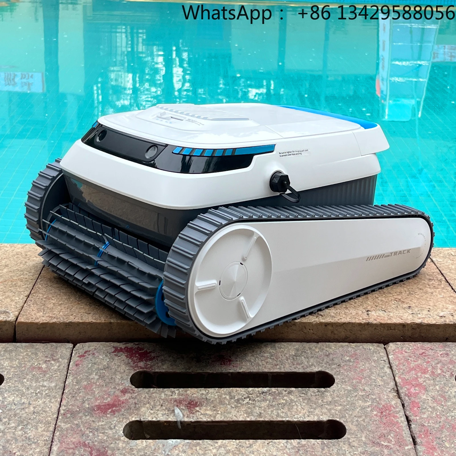 

Cordless Robotic Pool Cleaner,Pool Vacuum Cleaner for Flat Swimming Pools,Self-Parking