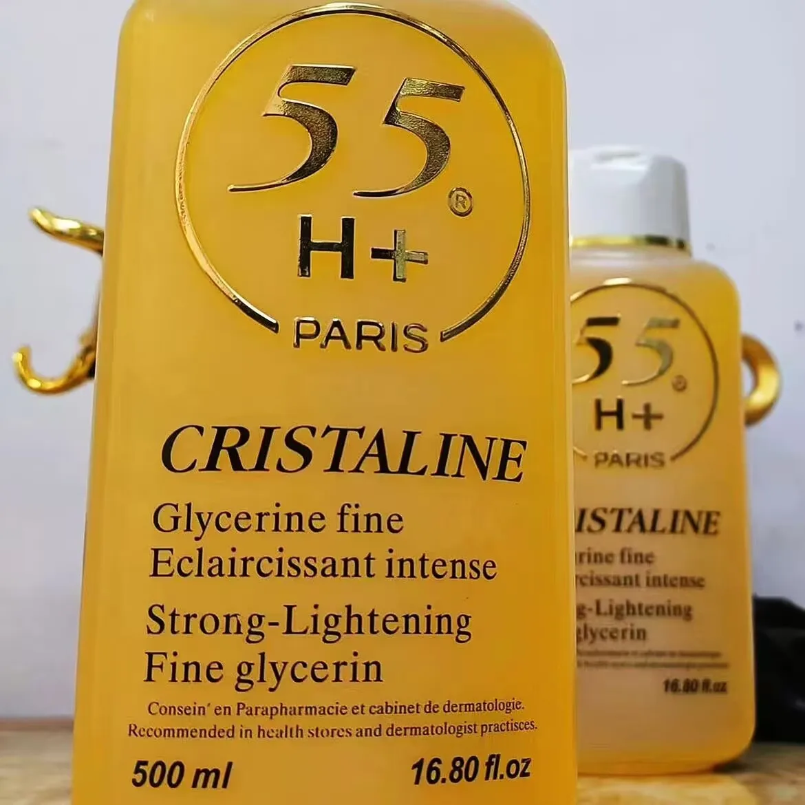 55H+ Paris laboratoire pharmaplus CRISTALINE 500ML