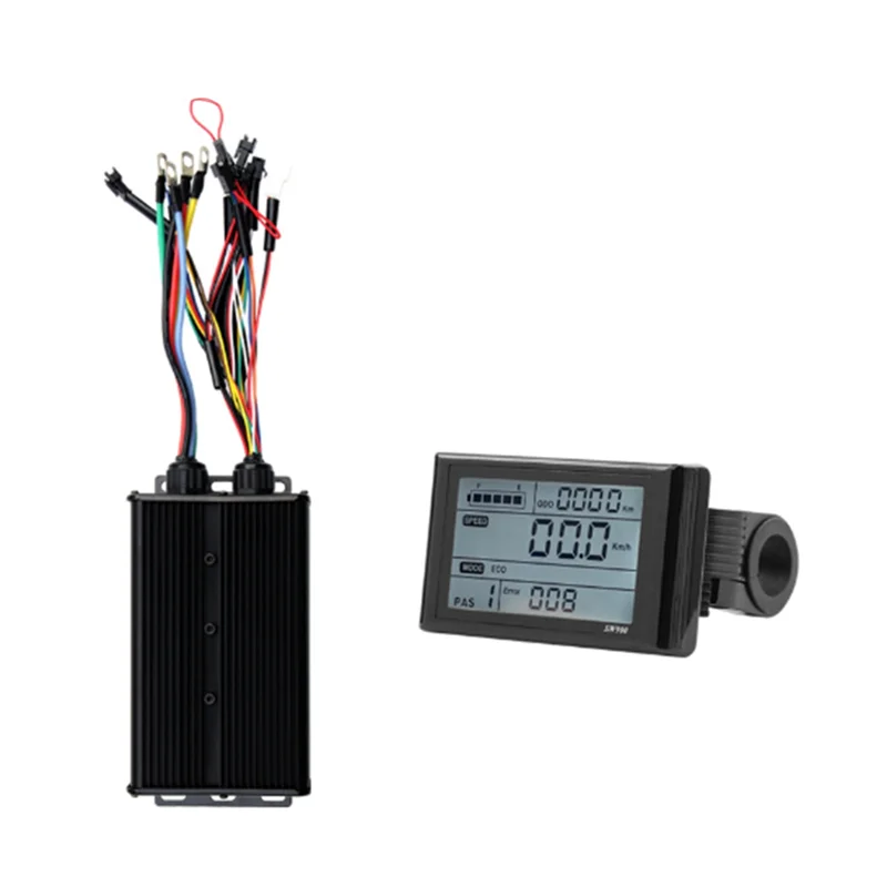 SW900 Color LCD 48V 72V 60A 1000W 3000W Brushless Motor Drive Controller Kit For Electric Mountain Bike Scooter Repair