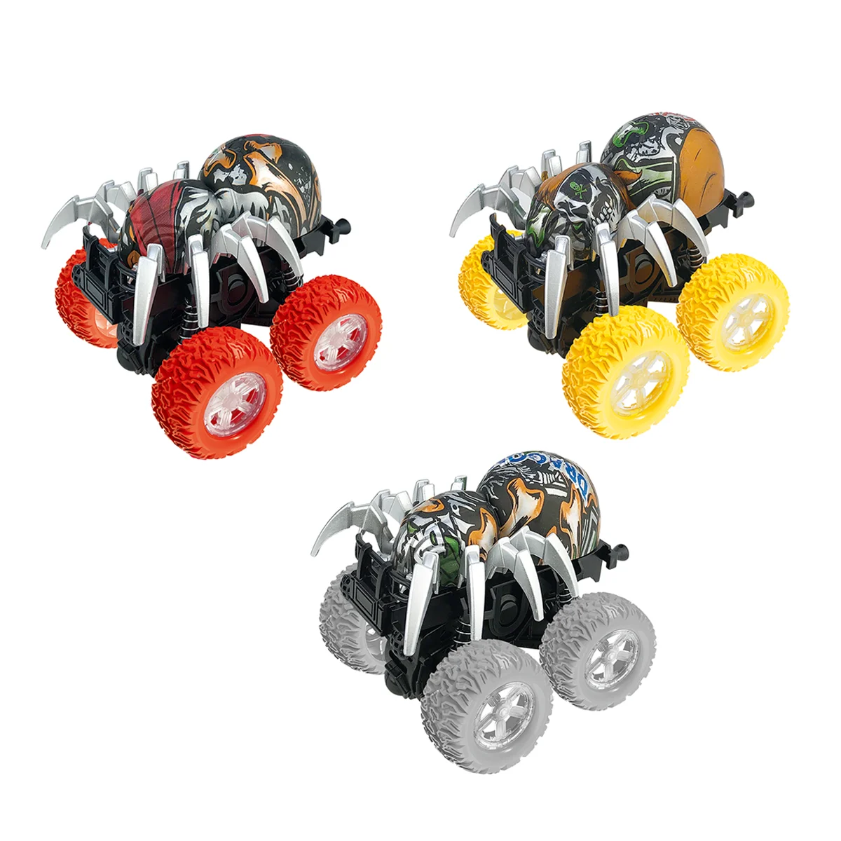 New Spider Toy Car Four-wheel Drive Two-way Inertial Off-road Vehicle Stunt Car, Can Rotate With 360° Stunt