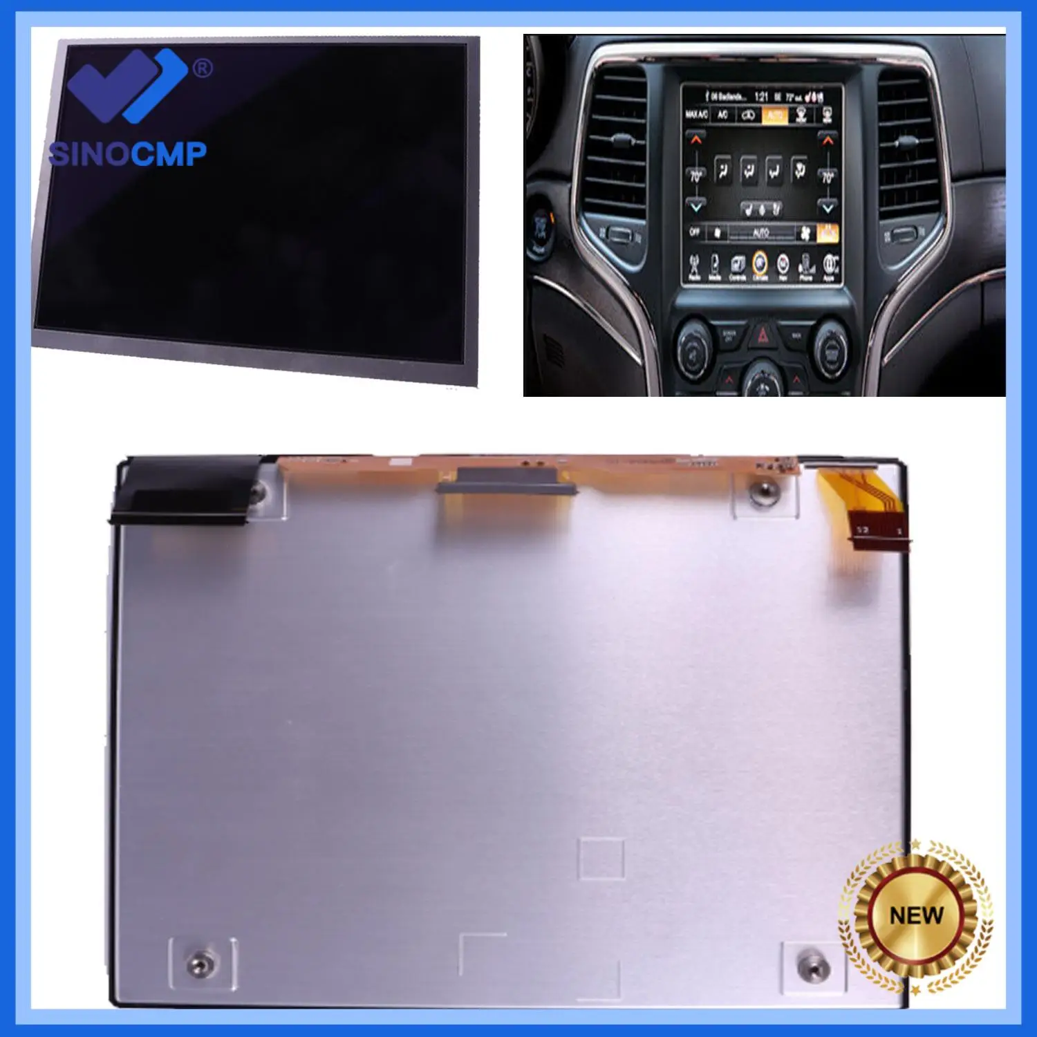 

1pc 8.4" Uconnect 4C UAQ LCD Monitor Touch-Screen for Dodge 2018-2023 Radio LA084X01(SL)(01)(02) TDO-XGA084 68388570AB Parts