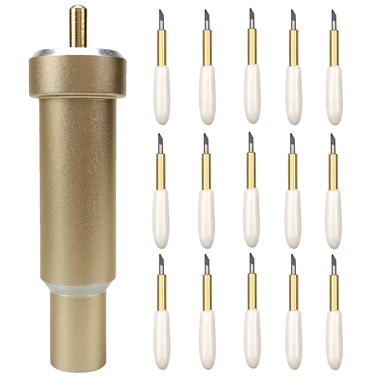 

Deep Point Blade 15pcs and 1pc Plotter Holder for Maker 3 Explore Air Gold