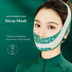 Anti-Snoring Tool Sleeping Mask V-Shape Face Slimming Belt Close Mouth To Stop Snoring Health Care Body Snoring Reduce Aids