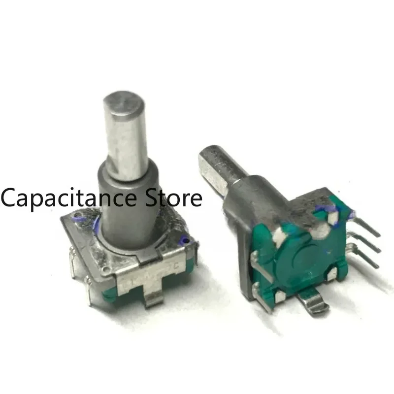 

5PCS Encoder replaces EC111012010H left and right rotation reset switch with push fine shaft