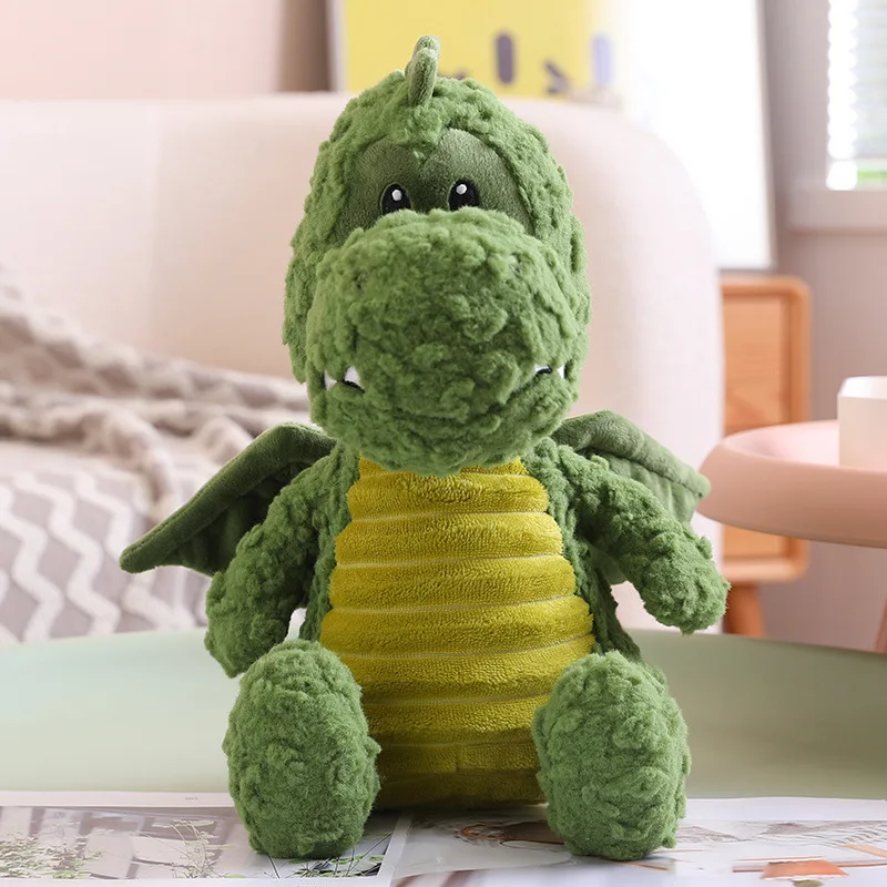 

1Pcs 23cm Cute Green Dragon Dolls Kawaii Flying Dinosaur Plush Toy Stuffed Soft Animal Pillow Baby Kids Appease Toy